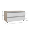 gabinete banheiro rodinhas joia 80cm 02 gavetas madeirado branco cotas