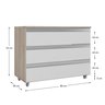 gabinete banheiro rodinhas joia 80cm 03 gavetas madeirado branco cotas