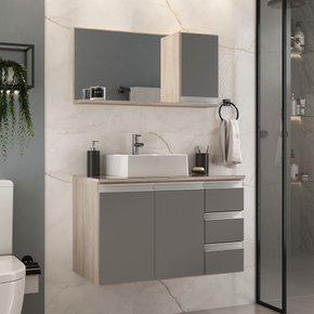 prisma 80 cm amadeirado e cinza 1 ambientada