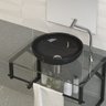detalhe glass preto pia preto