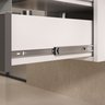 conjunto gabinete banheiro virtus 60cm branco inteiro 5 detalhe corredica