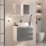 conjunto gabinete banheiro virtus 60cm branco inteiro 1 ambientada