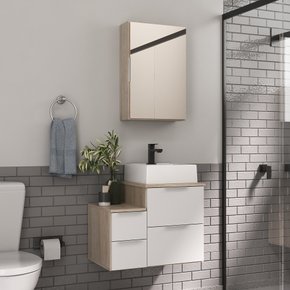 nivus 60 amadeirado e branco ambientada