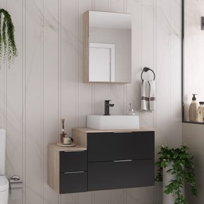 nivus 80 amadeirado e preto ambientada