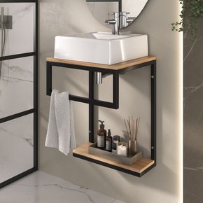 ferragem preta amadeirado escuro cuba preta 1 ambientada