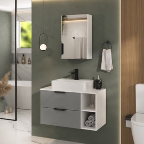 kit volcano branco cinza 1 ambientada