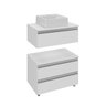 creta 60cm gabinete cuba branco 1 f i sem decoracao