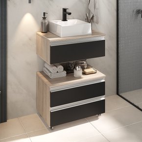 creta 60 cm gabinete cuba amadeirado e preto 1 ambientada