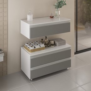 creta 80 cm gabinete branco e cinza 1 ambientada