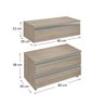 creta 80 cm gabinete amadeirado 3 cotas