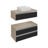 creta 80 cm gabinete cuba amadeirado e preto 1 f i sem decoracao
