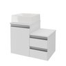 cross 60cm gabinete e cuba branco 2 f i sem decoracao