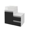 cross 60cm gabinete e cuba branco preto 2 f i sem decoracao