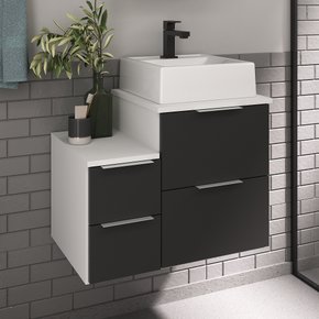 nivus 60 cm gabinete cuba branco e preto 1 ambientada