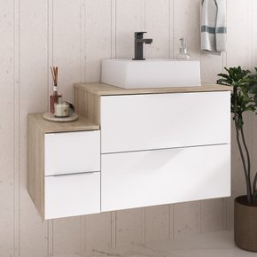 nivus 80cm gabinete cuba amadeirado e branco 1 ambientada