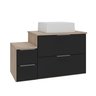 nivus 80cm gabinete cuba amadeirado e preto 2 sem decoracao