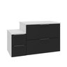 nivus 80cm gabinete branco e preto 2 sem decoracao
