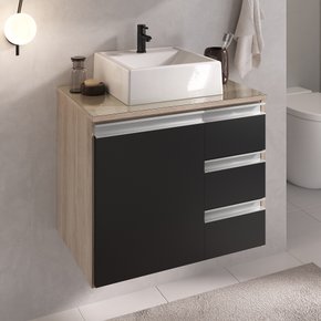 prisma 60 cm gabinete cuba amadeirado e preto 1 ambientada