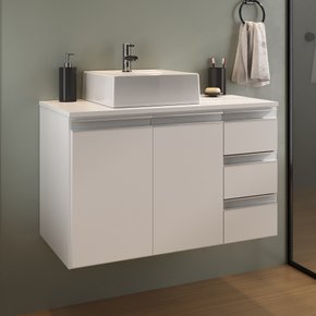 prisma 80 cm gabinete cuba branco 1 ambientada