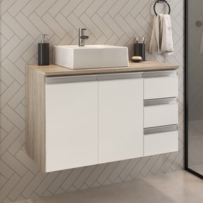 prisma 80 cm gabinete cuba amadeirado e branco 1 ambientada