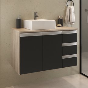 prisma 80 cm gabinete cuba amadeirado e preto 1 ambientada