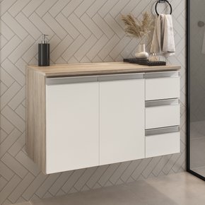 prisma 80 cm gabinete amadeirado e branco 1 ambientada