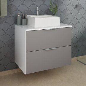 rubi 60 cm gabinete cuba branco e cinza 1 ambientada