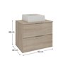 rubi 60 cm gabinete cuba amadeirado 3 cotas