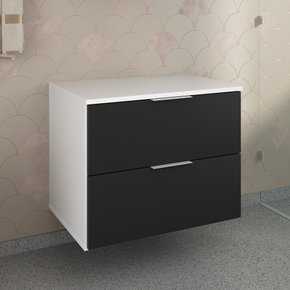 rubi 60 cm gabinete branco e preto 2 ambientada