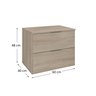 rubi 60 cm gabinete amadeirado 3 cotas