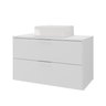 rubi 80cm gabinete cuba branco 2 f i sem decoracao