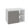 virtus 60 cm gabinete branco e cinza 2 f i sem decoracao