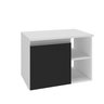 virtus 60 cm gabinete branco e preto 2 f i sem decoracao