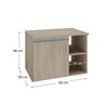 virtus 60 cm gabinete amadeirado 3 cotas