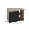 virtus 60 cm gabinete amadeirado e preto 3 ambientada