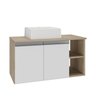 virtus 80cm gabinete cuba amadeirado branco 2 f i sem decoracao