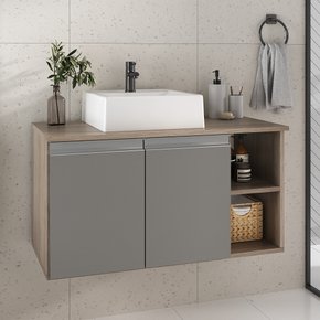 virtus 80cm gabinete cuba amadeirado cinza 1 ambientada