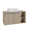virtus 80cm gabinete cuba amadeirado 2 f i sem decoracao