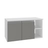virtus 80cm gabinete branco cinza 2 sem decoracao