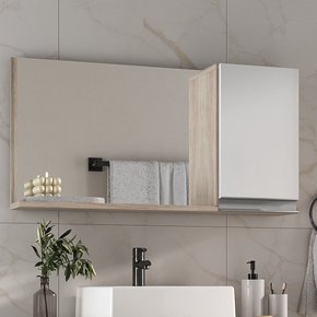 virtus 80 amadeirado e branco ambientada